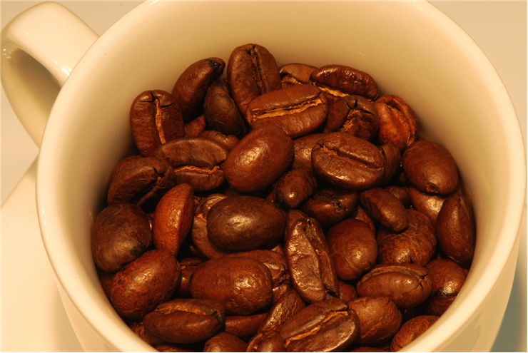 Picture Of Coffee Beans In Cup