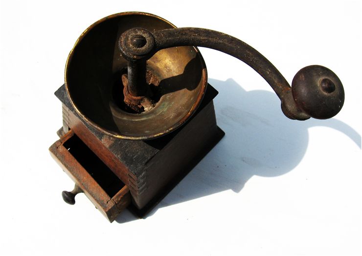 Picture Of Old Coffee Mill
