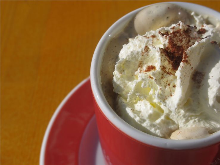 Picture Of Whipped Cream And Coffee